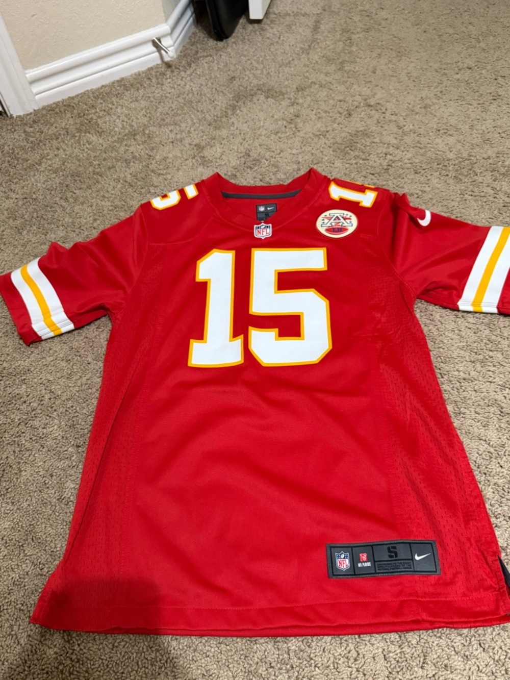 NFL Men's Football Jersey Mahomes #15